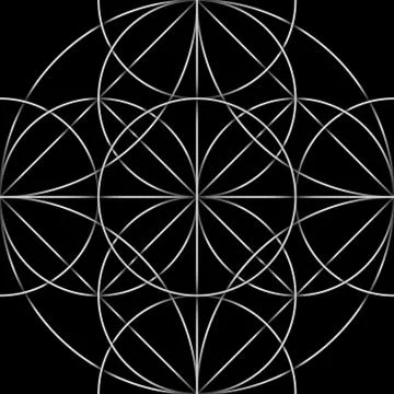 Celtic seamless pattern. Abstract ornament, geometric texture, vintage wallpaper Stock Illustration