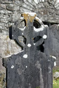 Celtic Stone Cross Stock Photos