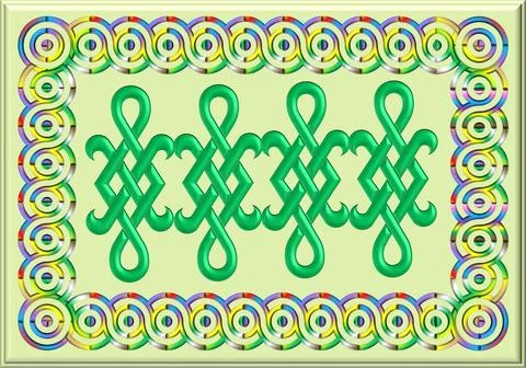 Celtic style frame Stock Illustration