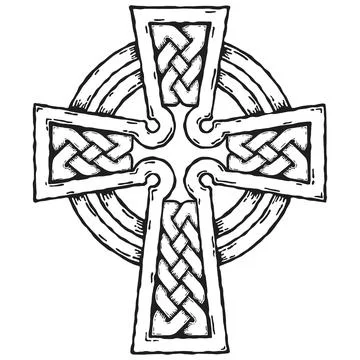 Celtic symbol, cross Stock Illustration