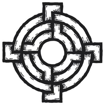 Celtic symbol Illustrazione stock