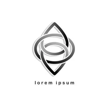 Celtic theme logo logotype vector art Ilustración de archivo