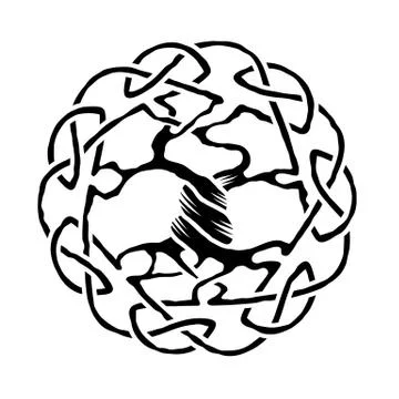 Celtic Tree of Life Stock Illustration