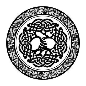 Celtic Tree of Life Stock Illustration