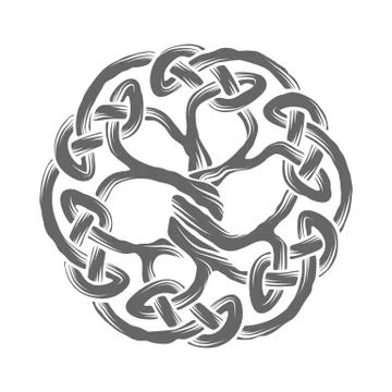 Celtic Tree of Life Stock Illustration