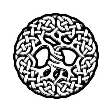 Celtic Tree of Life Stock Illustration