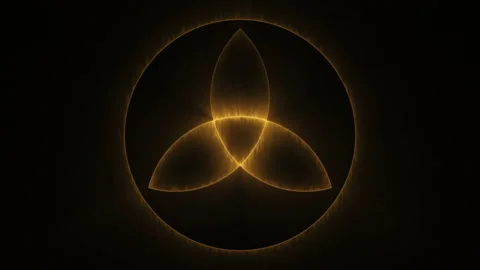 Celtic triqetra Motion Type 1 Stock-Footage 219492276