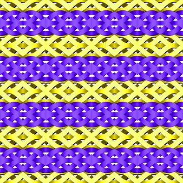 Celtic waves decoration generated seamless texture Stock Illustration