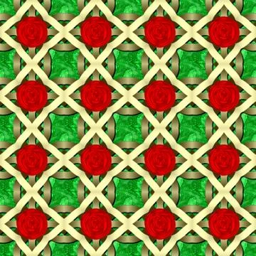 Celtic waves decoration generated seamless texture Stock Illustration