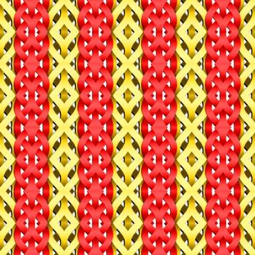 Celtic waves decoration generated seamless texture Stock Illustration