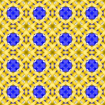 Celtic waves decoration generated seamless texture Stock Illustration