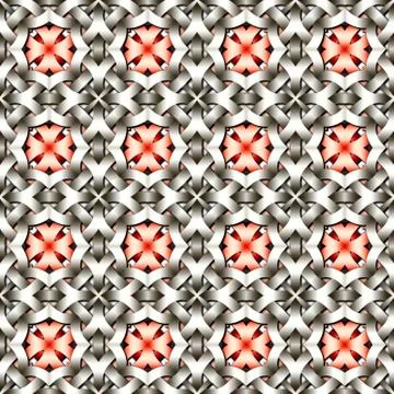Celtic waves decoration generated seamless texture Stock Illustration