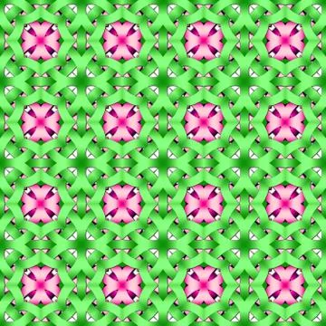Celtic waves decoration generated seamless texture Stock Illustration