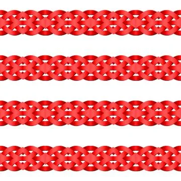 Celtic waves decoration generated seamless texture Stock Illustration