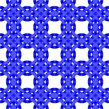 Celtic waves decoration generated seamless texture Stock Illustration