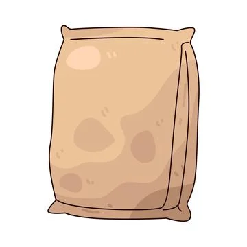 Cement Bag illustration Stock Illustration