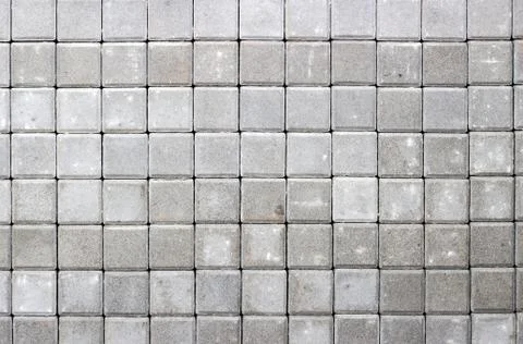 Cement block cubic for construction Stock Photos