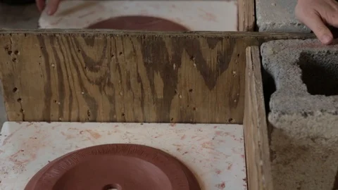 Cement blocks and woods Video stock 104970261