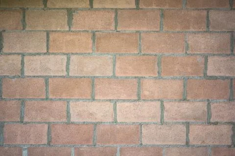 Cement blocks wall for background or texture Stock Photos