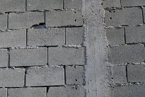Cement brick wall Stock Photos