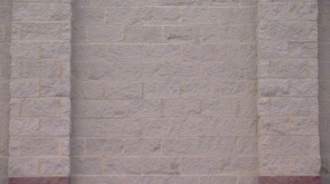 Cement Brick Wall (wide) Stock-Footage 1044552