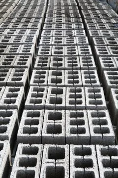 Cement bricks Stock Photos