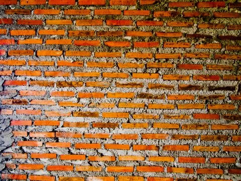 Cement brickwork wall Stock Photos