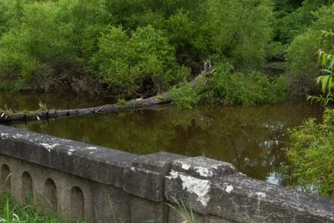 Cement bridge 스톡 사진