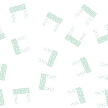 Cement for building house glyph vector seamless pattern Illustrazione stock