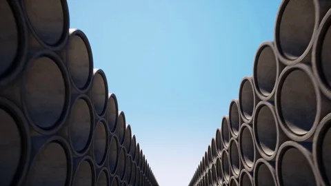 Cement circle. Abstract technology background. Concrete surface. Stock Footage 121874464