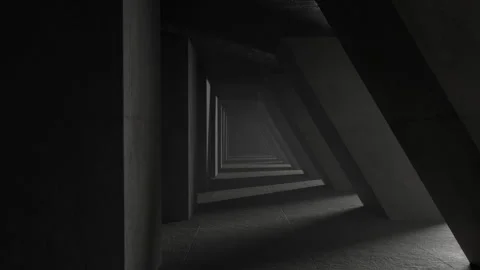 Cement concrete column seamless pattern. Brutalist architecture Video stock 260469492