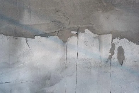 Cement covered wall background. Gray wet cement surface wall texture. Stock Photos