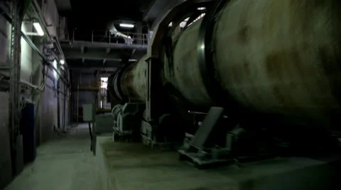 Cement factory Stock Footage 33829367