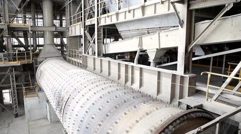 Cement factory Stock Footage 33829585