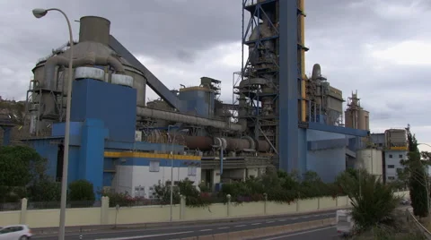 Cement Factory Stock-Footage 60761139