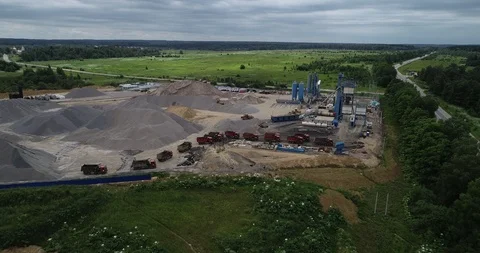 Cement factory Stock Footage 92156185