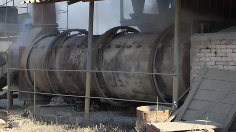 Cement factory Stock Footage 221443587