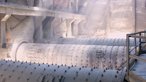 Cement factory. Stock Footage 255010353