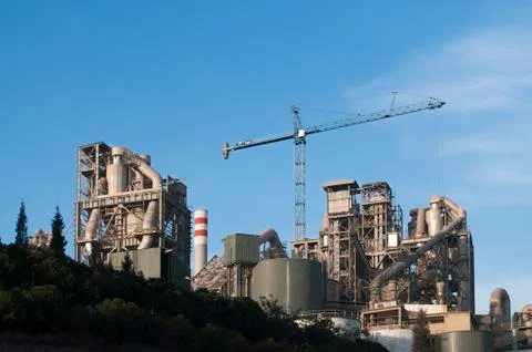 Cement factory Stock-Fotos