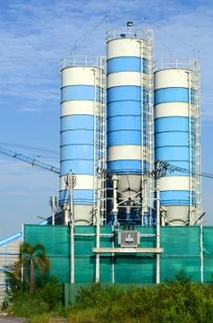 Cement factory Foto stock