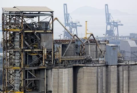 Cement factory Stock Photos