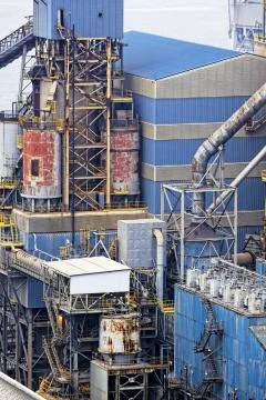 Cement factory Stock Photos