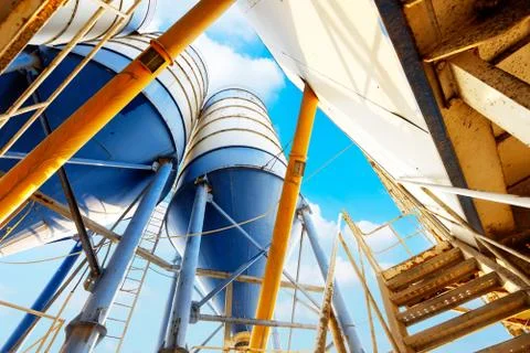 Cement factory Stock Photos