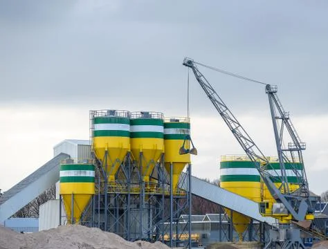 Cement factory Stock Photos