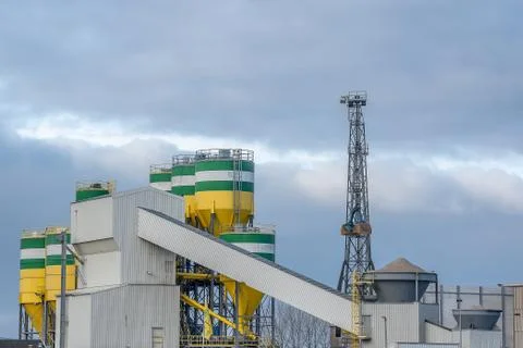 Cement factory Stock-Fotos