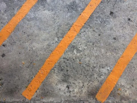 Cement floor painted in a uniform pattern Stock Photos