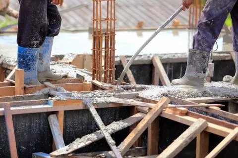 Cement for home builder Stock-Fotos