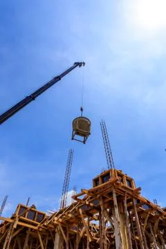 Cement for home builder Stock Photos
