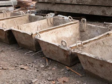 Cement launder Stock Photos