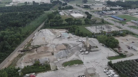 Cement manufacture 4 Stock Footage 113720145